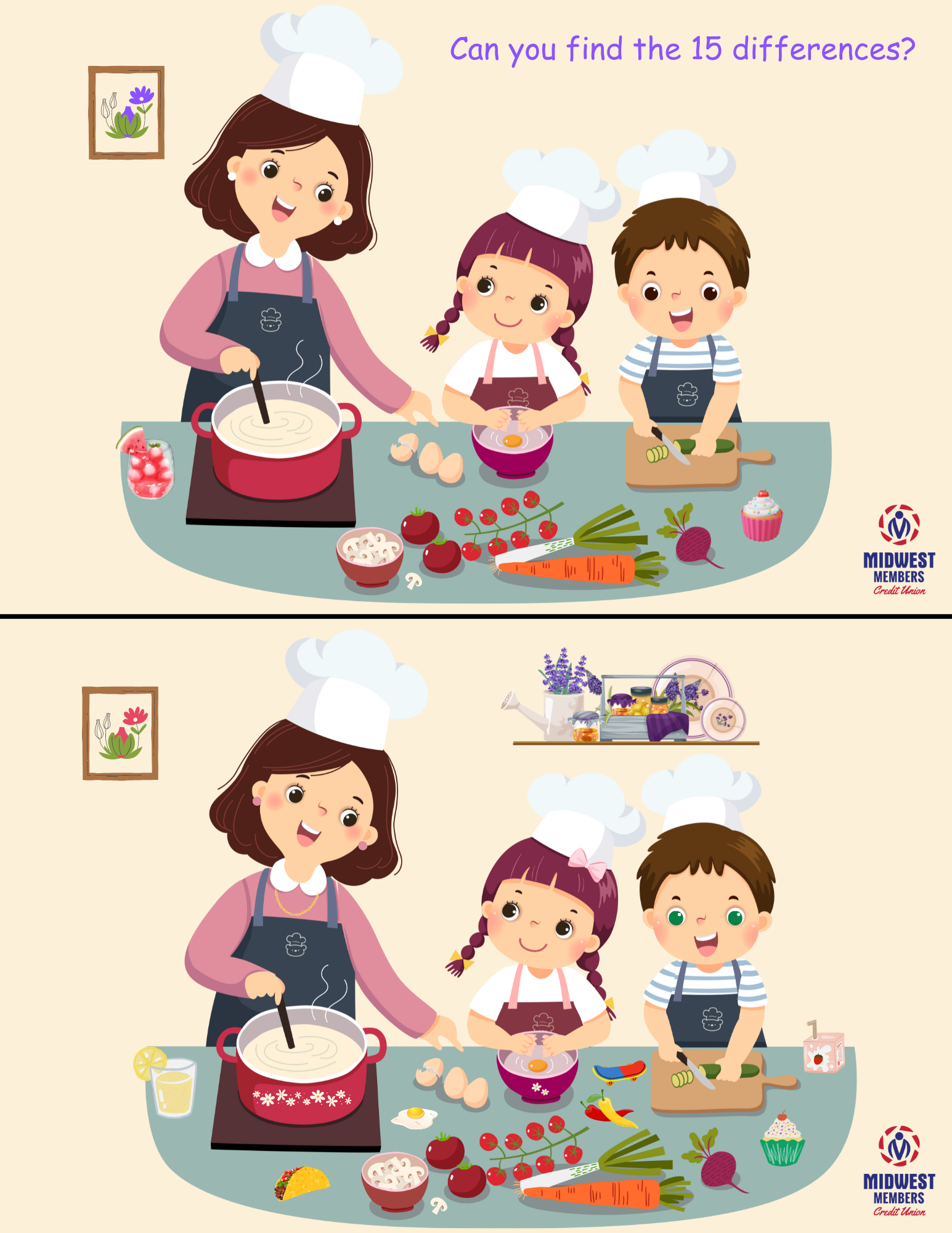 Find the Differences Mother's Day